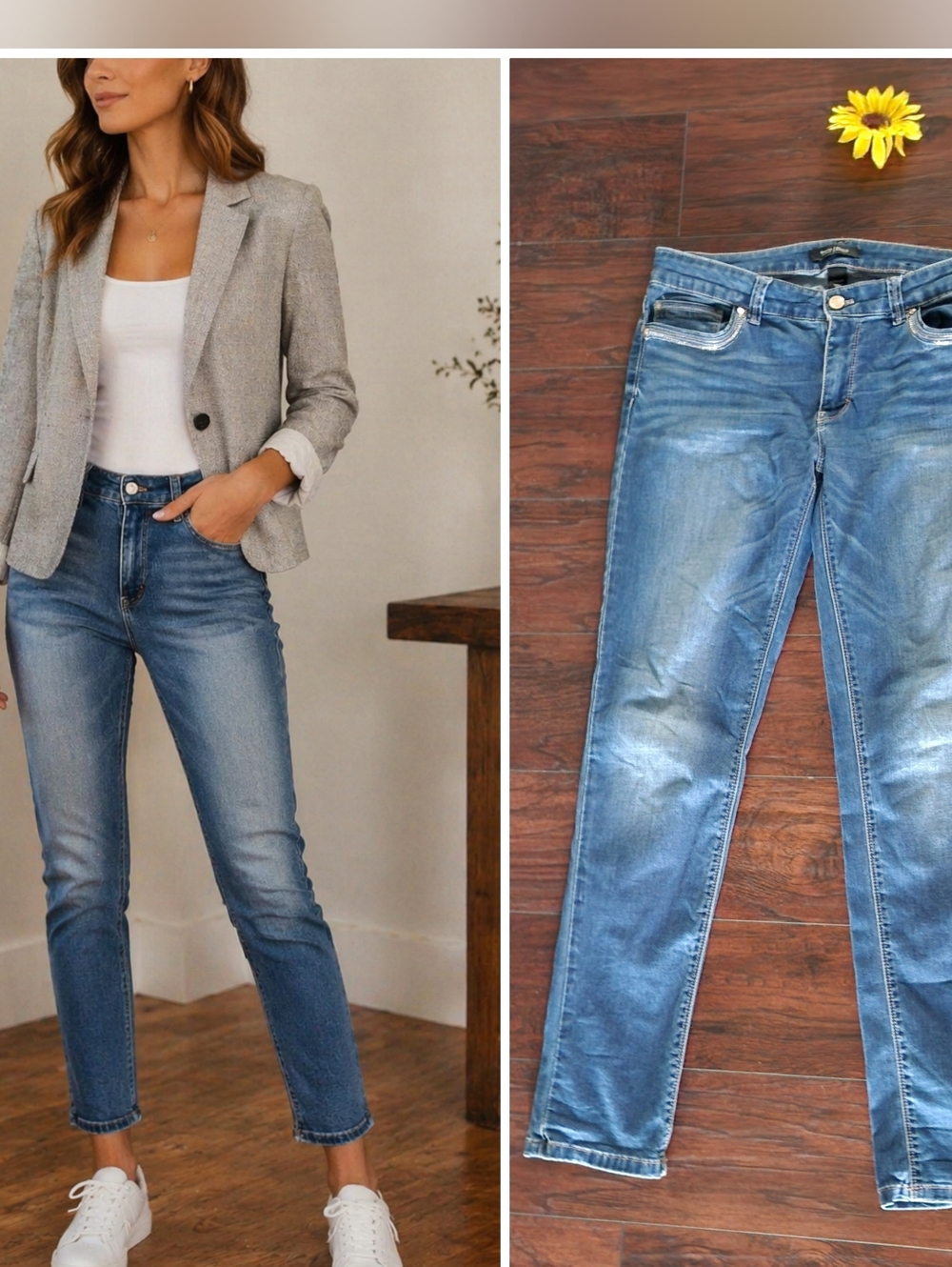 WHBM SLIM LEG JEANS 💙